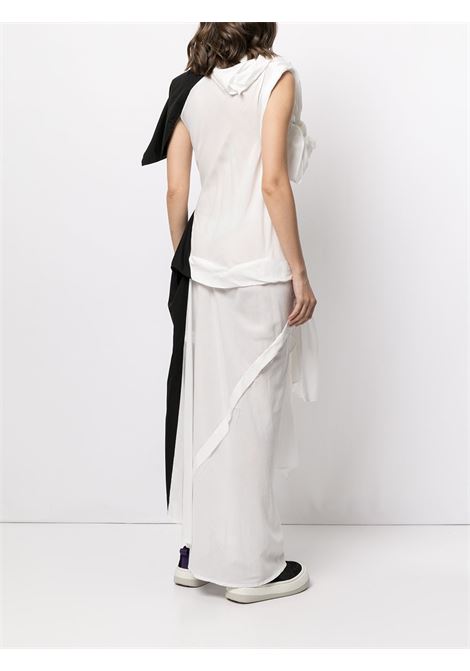 Abito bicolore asimmetrico YOHJI YAMAMOTO | Abito | FD-D09-8051